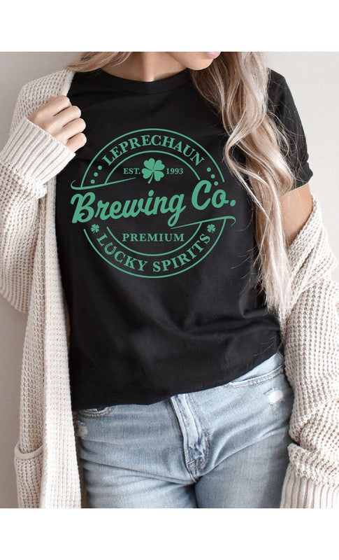 Leprechaun Brewing Co Graphic Tee PLUS