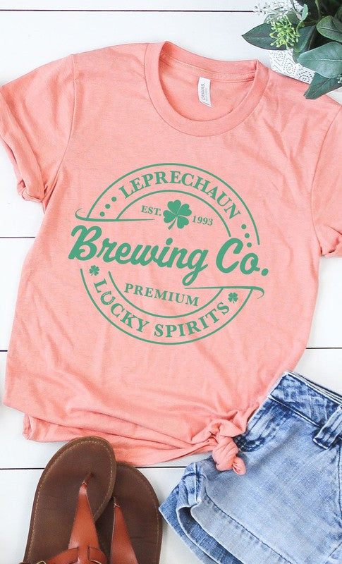 Leprechaun Brewing Co Graphic Tee PLUS