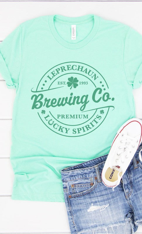 Leprechaun Brewing Co Graphic Tee PLUS