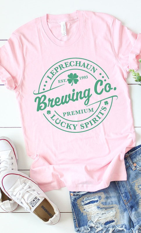 Leprechaun Brewing Co Graphic Tee PLUS