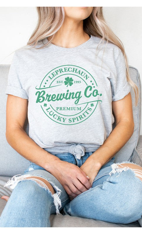 Leprechaun Brewing Co Graphic Tee PLUS